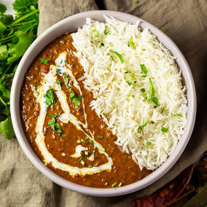 Dal Makhni & Steam Rice Bowl