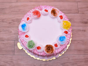 Pineapple Cake (With Slice)                                            