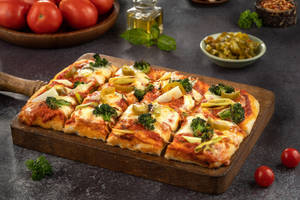SUPERYOU High Protein Detroit Broccoli & Jalapeno Pizza