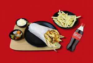 2 Paneer Shawarma Coke Combo