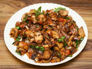 Mushroom Pepper Fry
