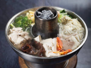 Veg Mongolian Hot Pot Soup