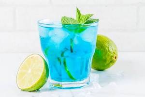 Blue Mint Lime Soda