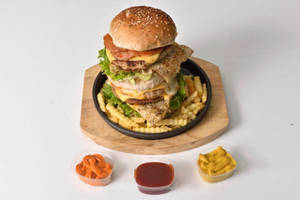 Bada Baap Spoties Burger (beef)