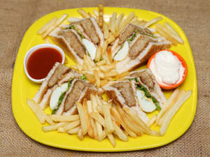 Chicken Club Special Cheese Sandwich