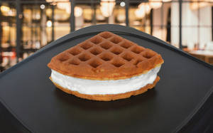 Belgian White Chocolate Waffle