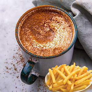Rich Hot Chocolate - 250ml + French Fries
