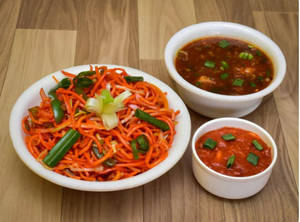 Veg Triple Schezwan Noodles