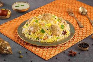 Murgh Afghani Tikka ( Creamy Chicken Tikka Dum Biryani - Serves 1)
