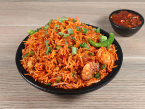 Schzwan Chicken Fried Rice