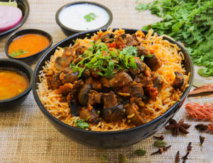 Mushroom Biryani