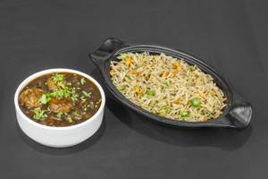 Manchurian Gravy with Rice