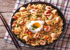 Prawn Schezwan Fried Rice