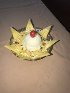 Fruit Salad With Ice Cream