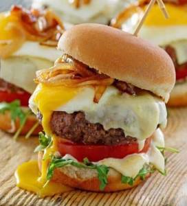 Flipped Egg Burger (served With Fries)