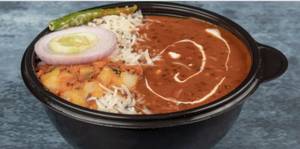 Jeera Rice With Dal Makhni