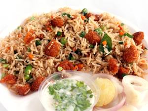 Fried Rice + Manchurian