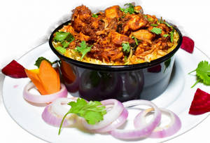 Chicken Fry Biryani - Jumbo