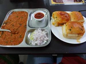Amul butter jain pav bhaji