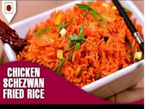 Schezwan Chicken Fried Rice