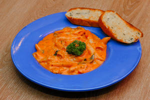 Veg Penne Pasta in Creole Sauce