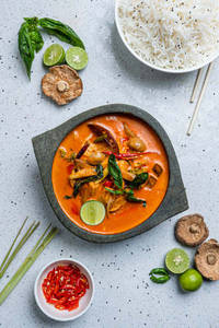 Thai Chicken In Red Curry