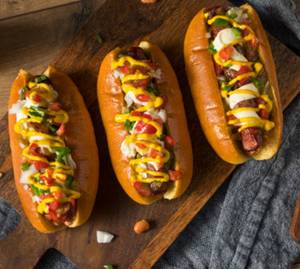 Mexican Paneer Hotdog