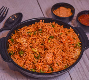 Schezwan Egg Fried Rice
