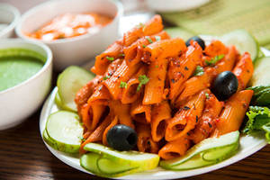 Special Red Sauce Penne Pasta - Veg