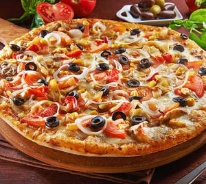 8" Chicken Mashroom Pizza 8ins