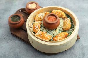 Chicken Fried Peri Peri Cheese Momos [6 pcs]