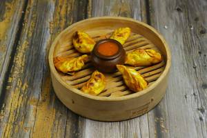 Chicken Afghani Tandoori Momos (6 Pcs)