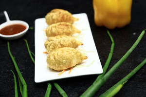 Chicken Fried Momos [6 Pieces]