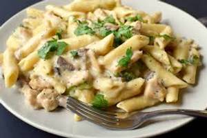 White sauce pasta non veg