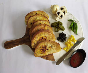 Corn Cheese Garlic Bread
