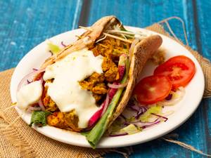 Achari Chicken Shawarma