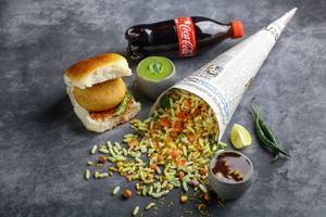 Bhel Puri-vada Pav Snack Combo