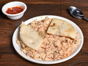 Chicken Shawarma Plate ( 1 Pc Kuboos)
