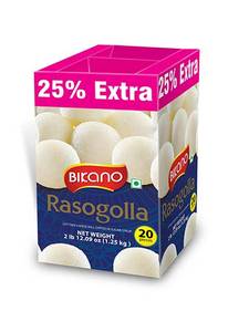 Rasgulla 20pc 1.25 Kg