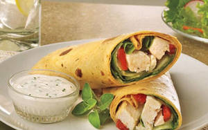 Paneer Cheese Shawarma