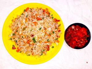 Chicken Fried Rice + Chilli chicken