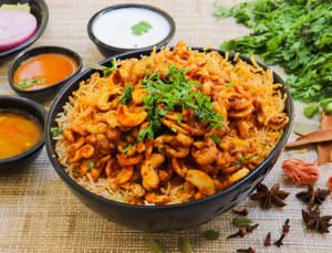 Kaju Nut Biryani.