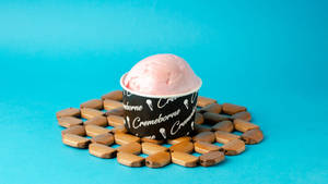 Strawberriees Ice Cream