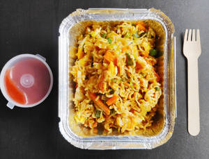 Fried Egg & Veggie Maggi - CCT Home Special