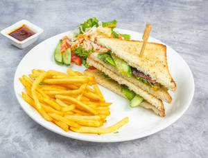 Veg mayo grilled sandwich