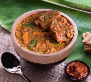Sambar Millet With Grilled Fish 