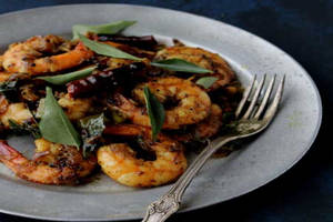 Prawns Coconut Fry