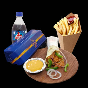Chicken Tikka Wrap Combo ( Fries + Drink )