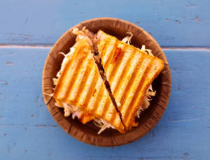 Vegetable Cheese Grilled Toast