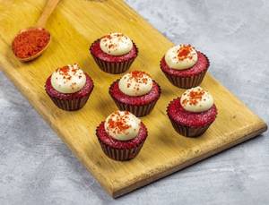 Cup Cake Small Red Velvet El  (pack Of 6)